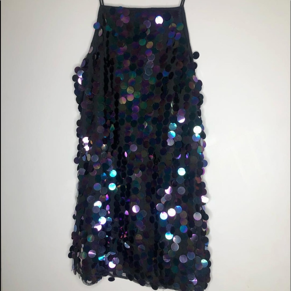 Sparkly black dress